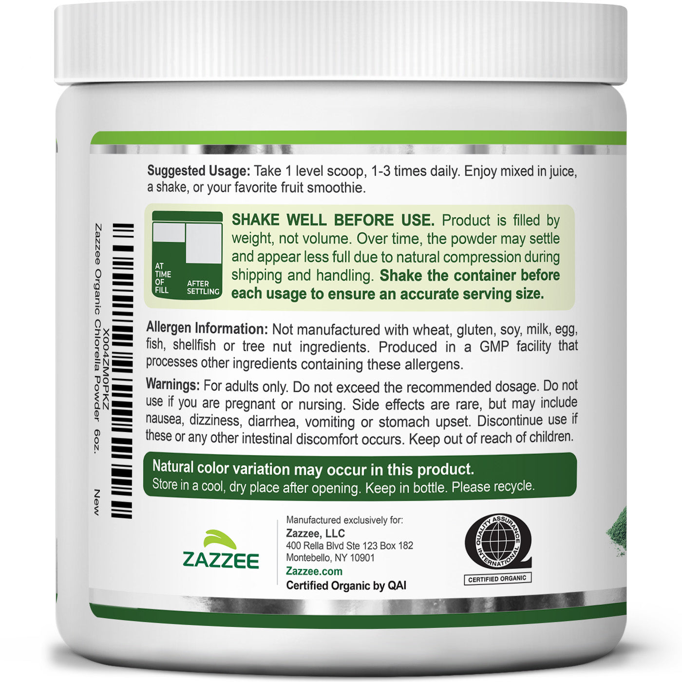 Organic Chlorella Powder