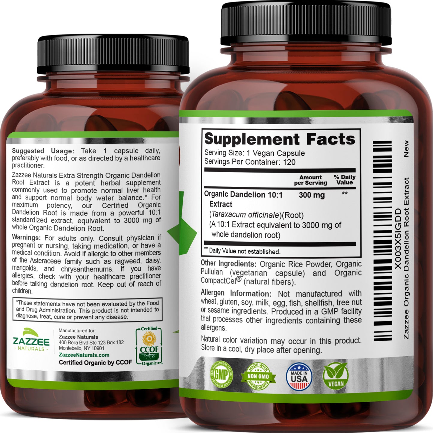 Organic Dandelion Root