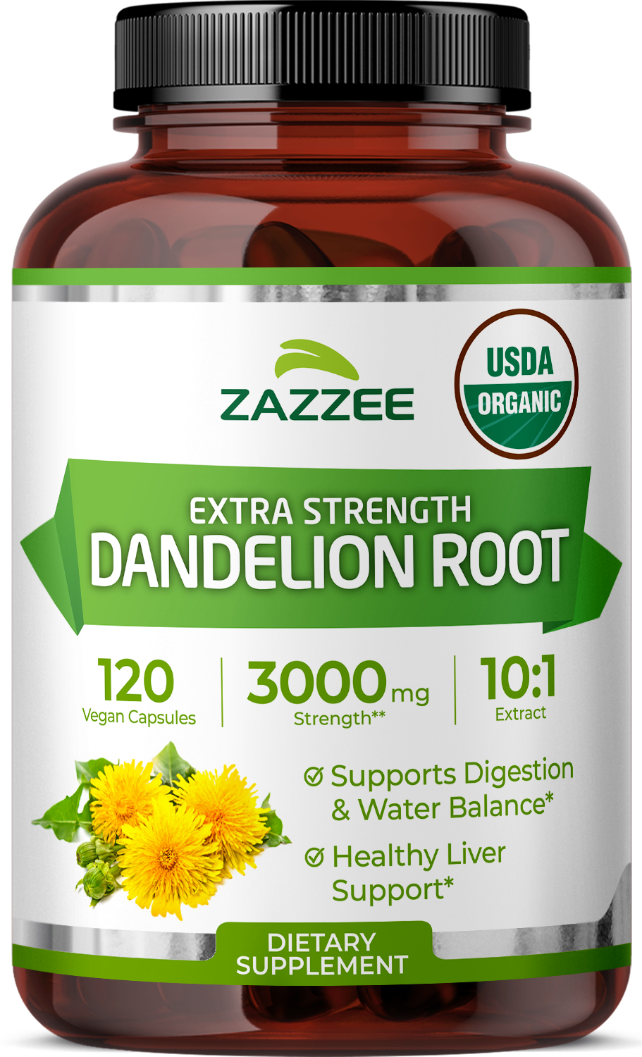 Organic Dandelion Root – Zazzee Naturals