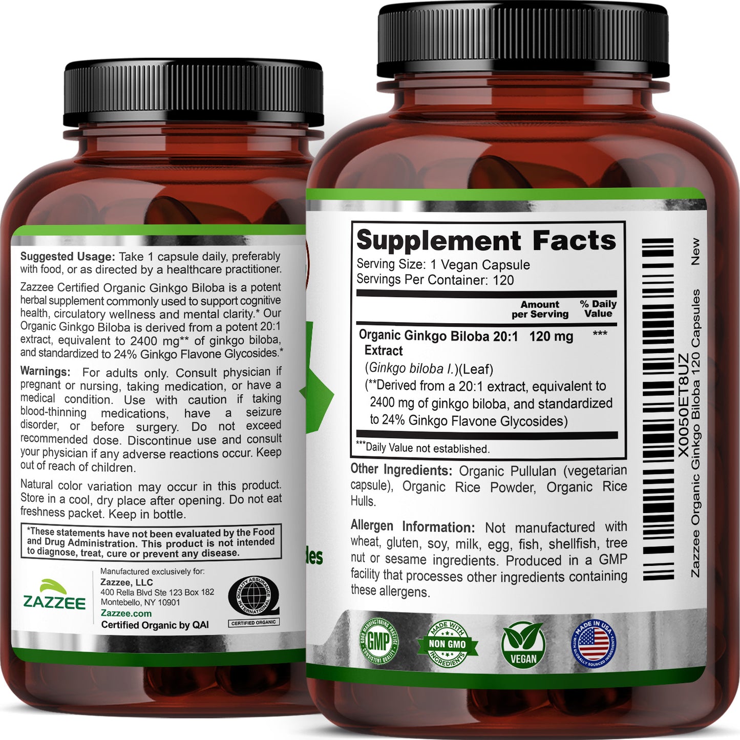 Organic Ginkgo Biloba Extract