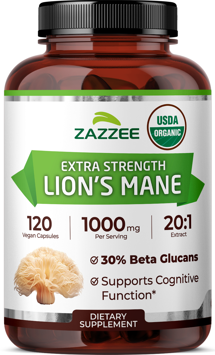 Organic Lion's Mane – Zazzee Naturals