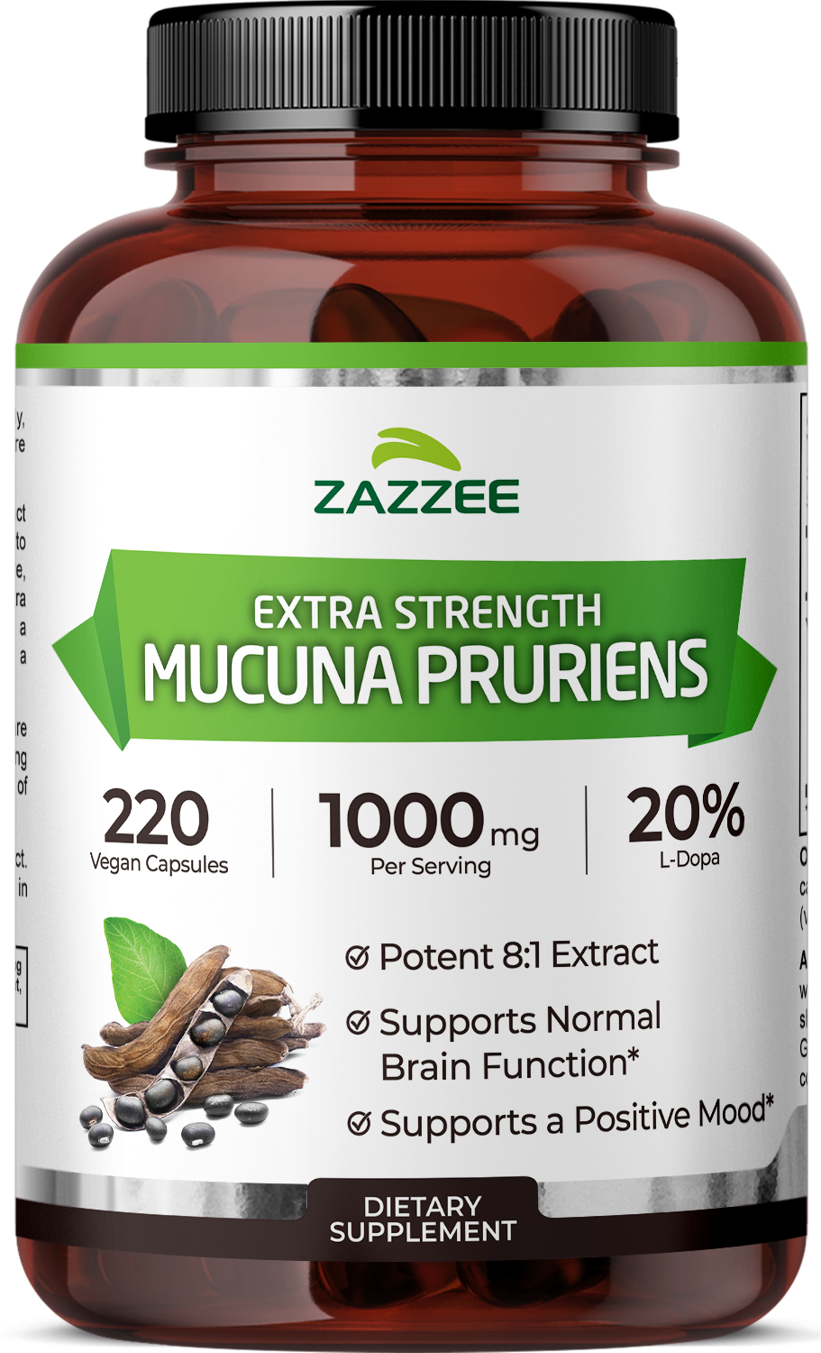 Mucuna Pruriens Extract – Zazzee Naturals Mucuna Pruriens Extract – Zazzee Naturals