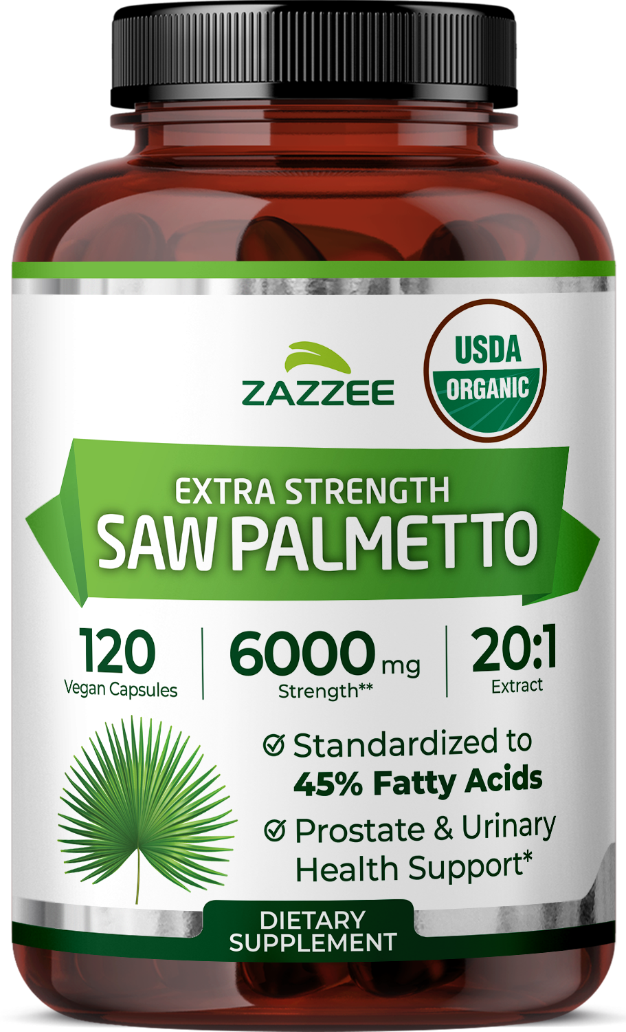 Organic Saw Palmetto – Zazzee Naturals