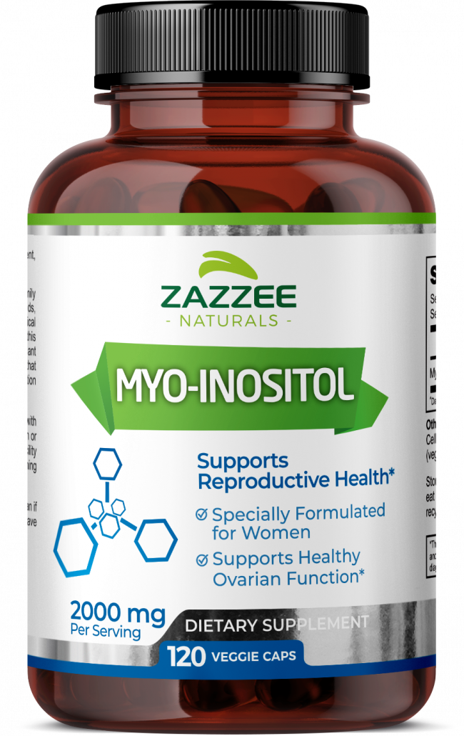Myo-Inositol Capsules – Zazzee Naturals