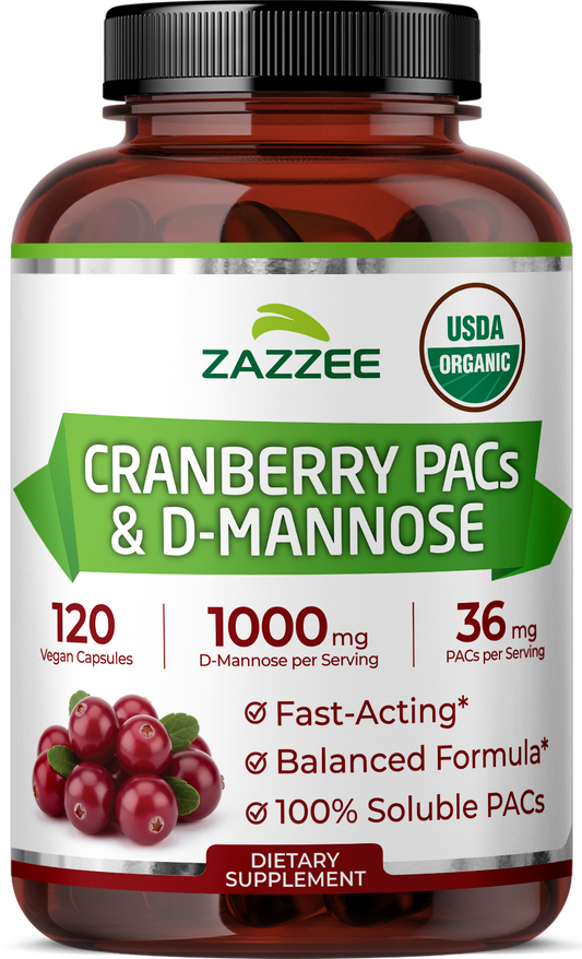 Organic Cranberry PACs & D-Mannose