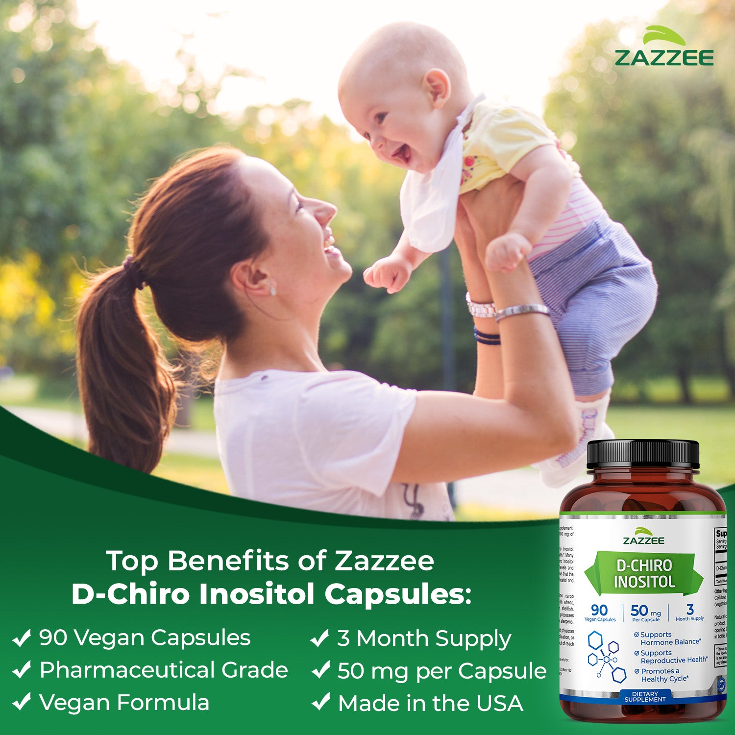 D-Chiro-Inositol – Zazzee Naturals