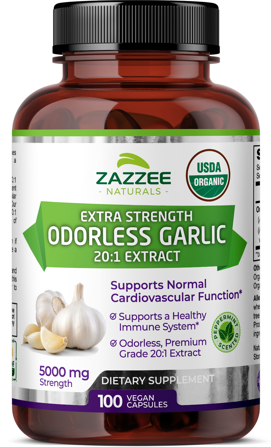 Organic Odorless Garlic