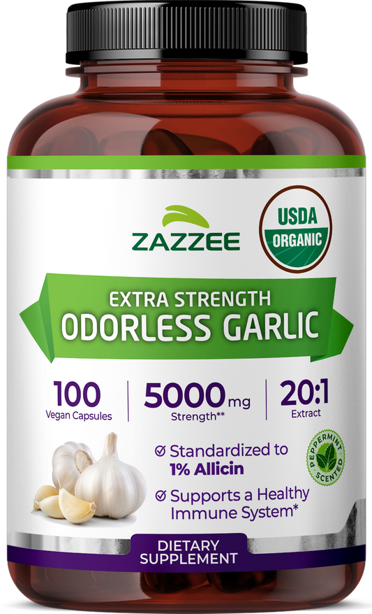 Organic Odorless Garlic