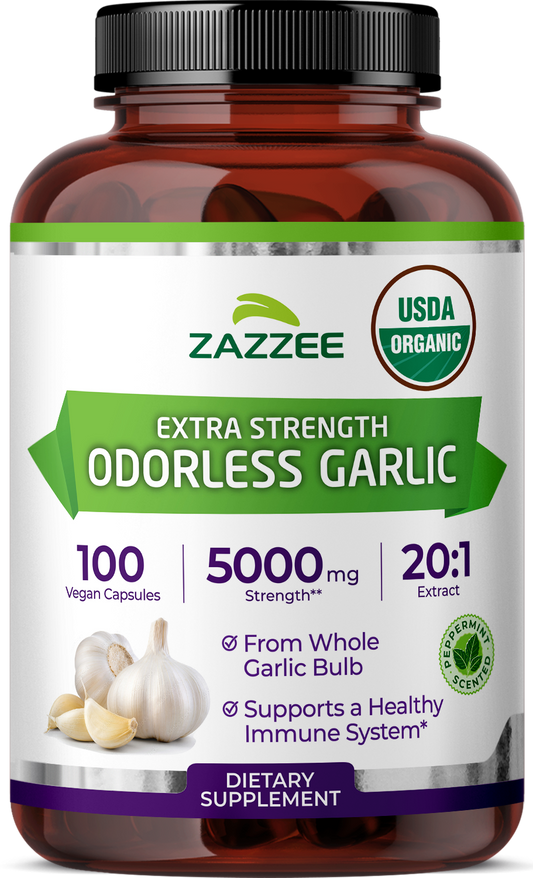 Organic Odorless Garlic