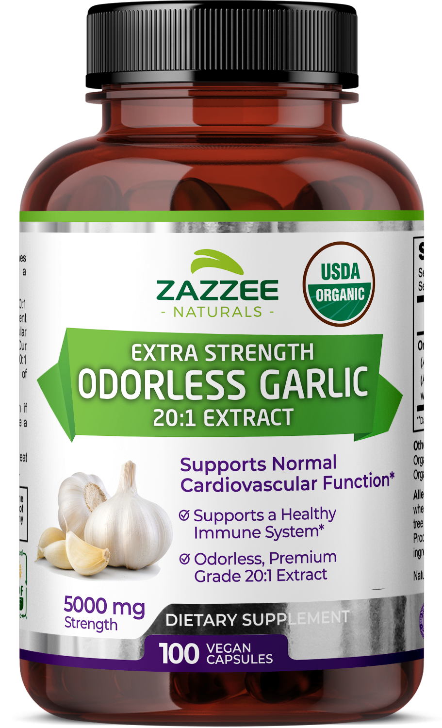 Organic Odorless Garlic