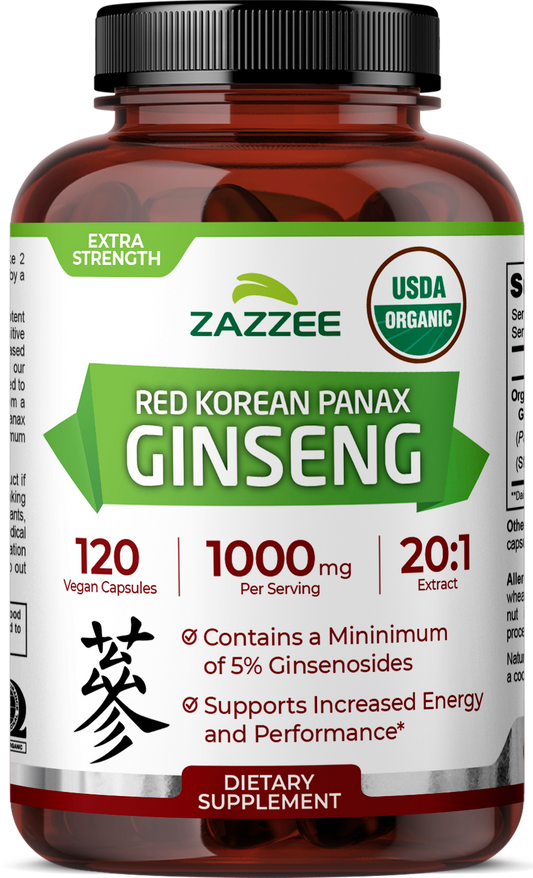 Organic Red Korean Panax Ginseng