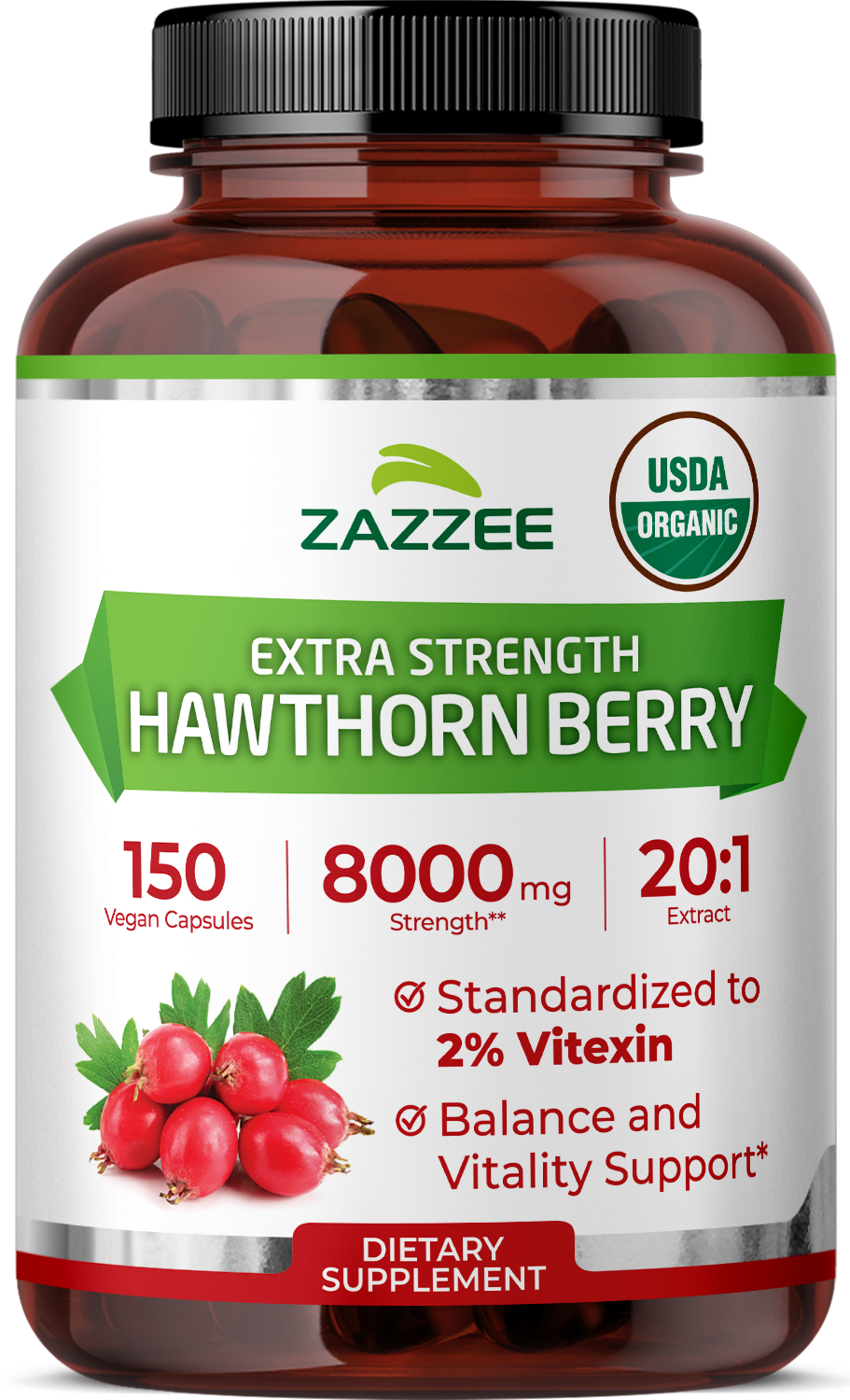 Organic Hawthorn Berry Extract