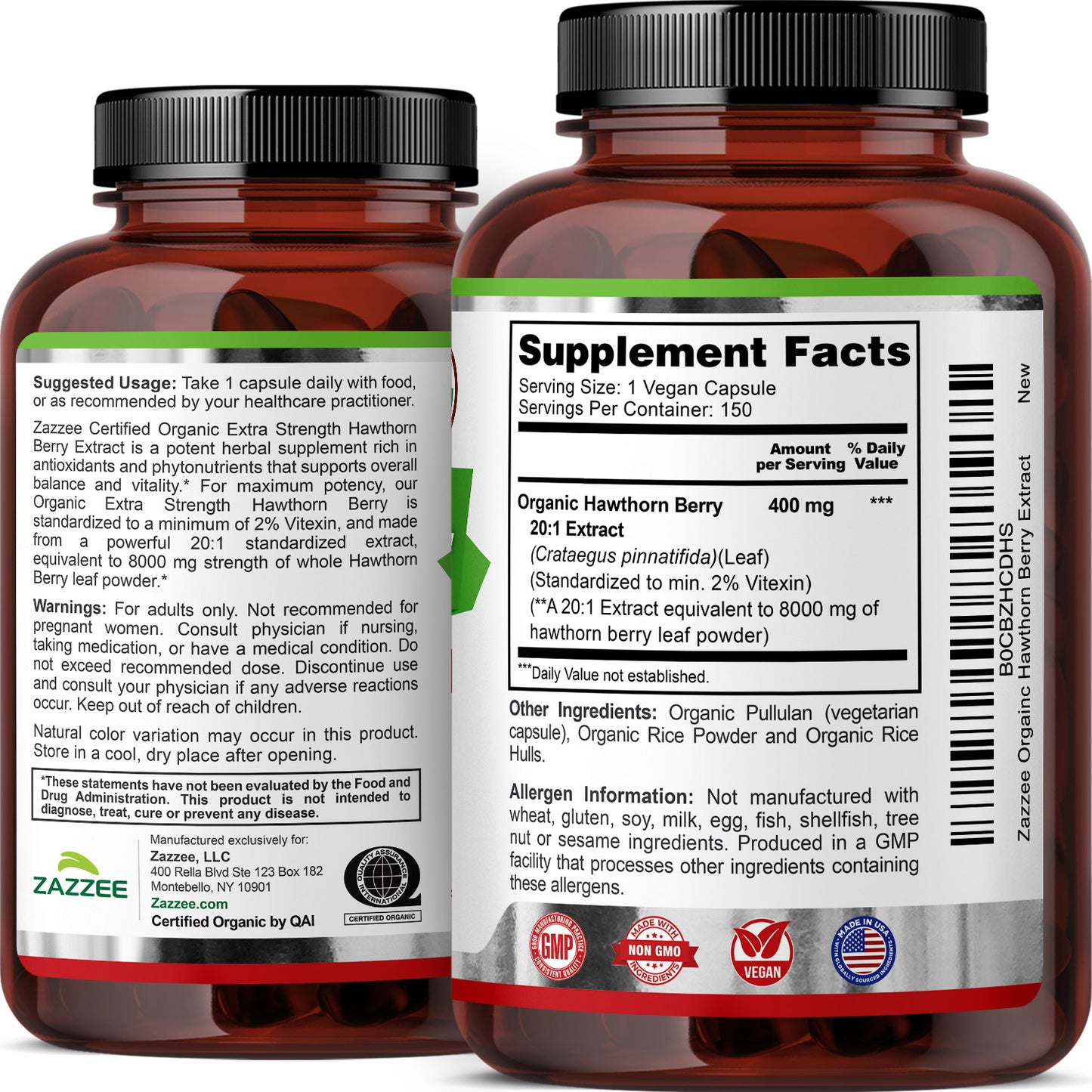 Organic Hawthorn Berry Extract