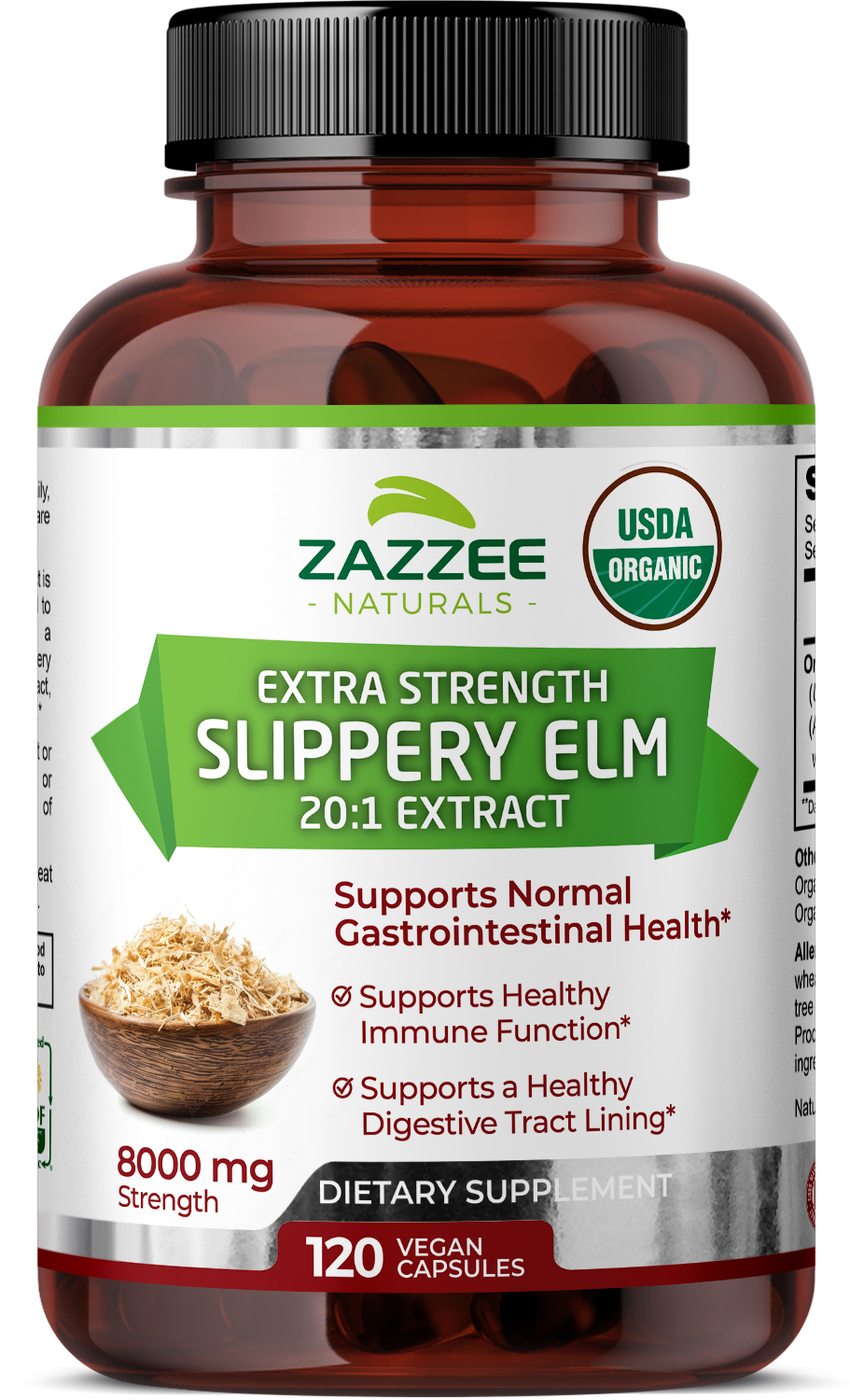 Organic Slippery Elm Bark