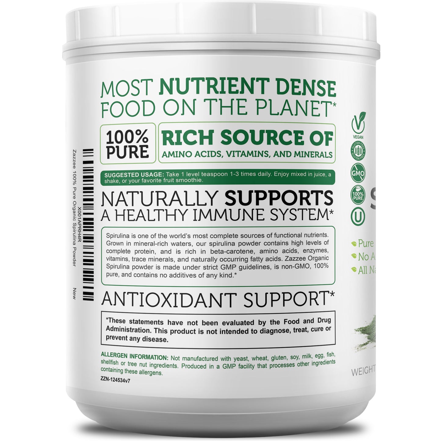 Organic Spirulina Powder