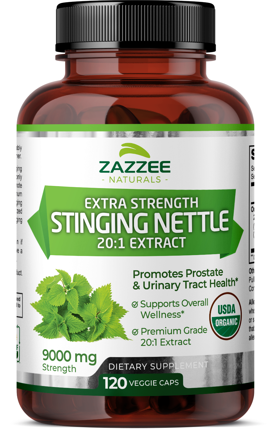 Organic Stinging Nettle Zazzee Naturals