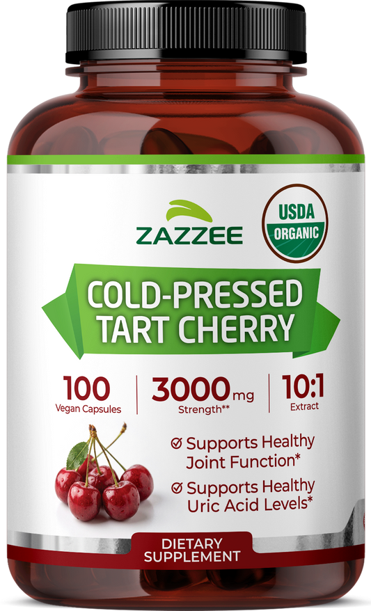 Organic Cold-Pressed Tart Cherry Capsules