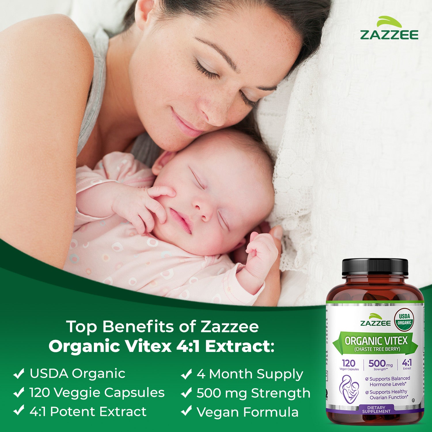 Organic Vitex – Zazzee Naturals