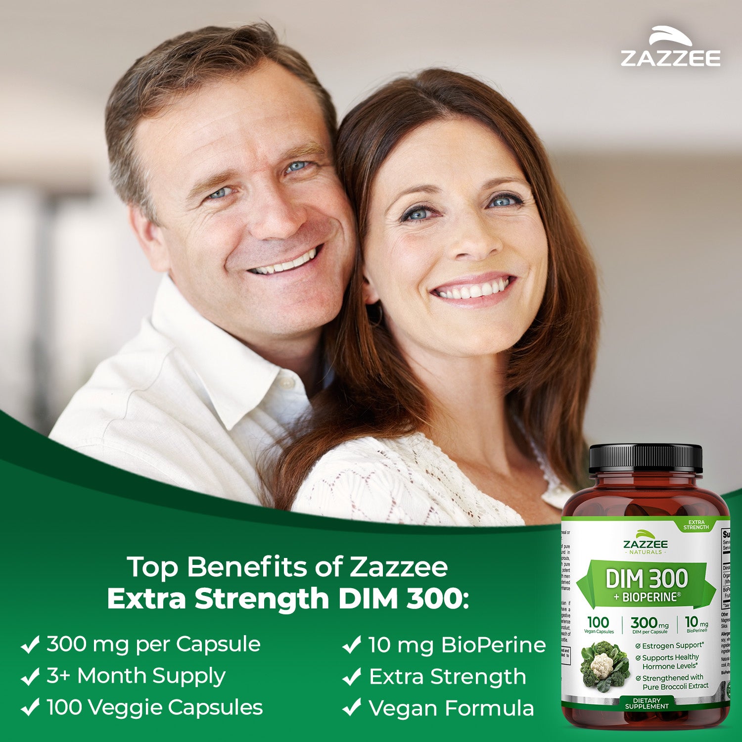DIM 300 Plus BioPerine – Zazzee Naturals