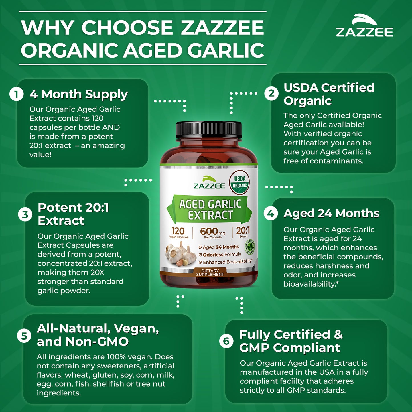 Organic Aged Garlic Extract