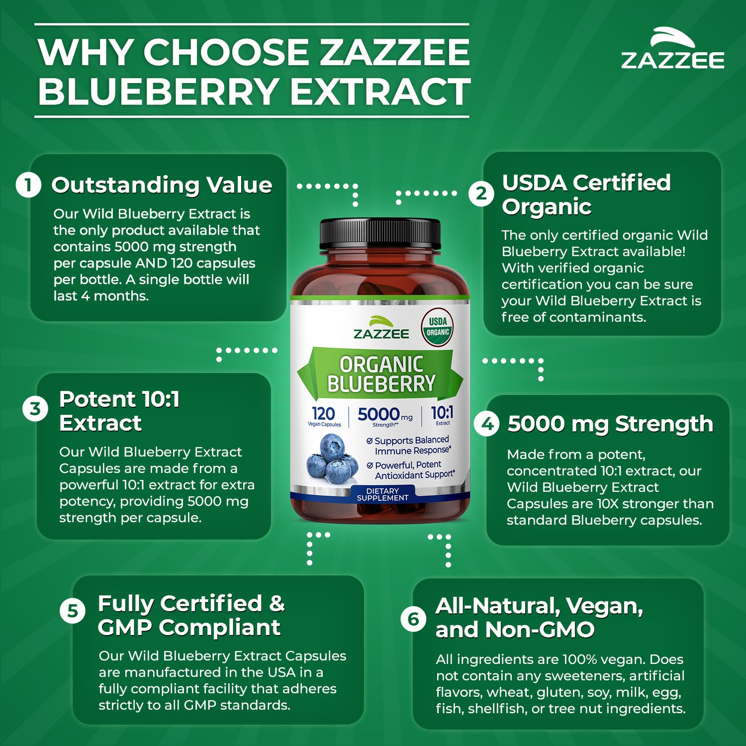 Organic Blueberry Extract – Zazzee Naturals