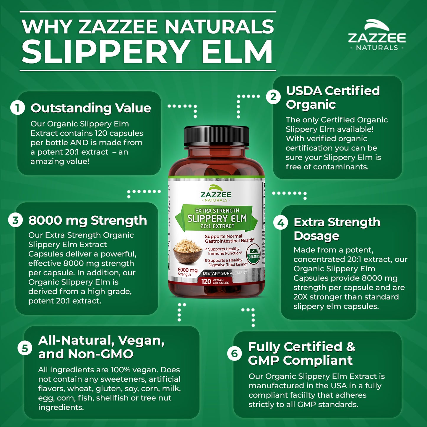 Organic Slippery Elm Bark