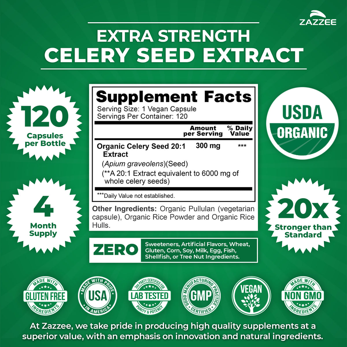 Organic Celery Seed Extract