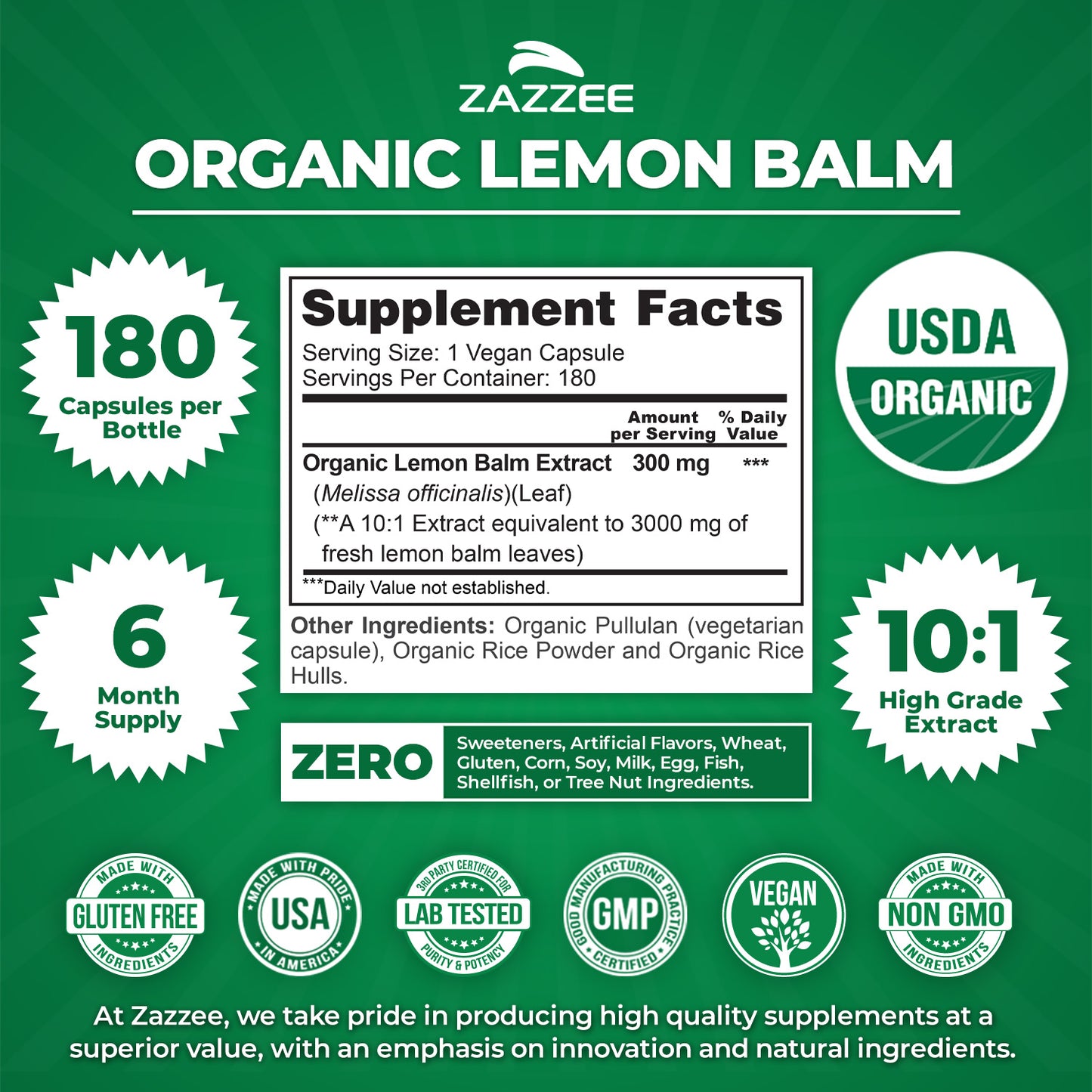 Organic Lemon Balm