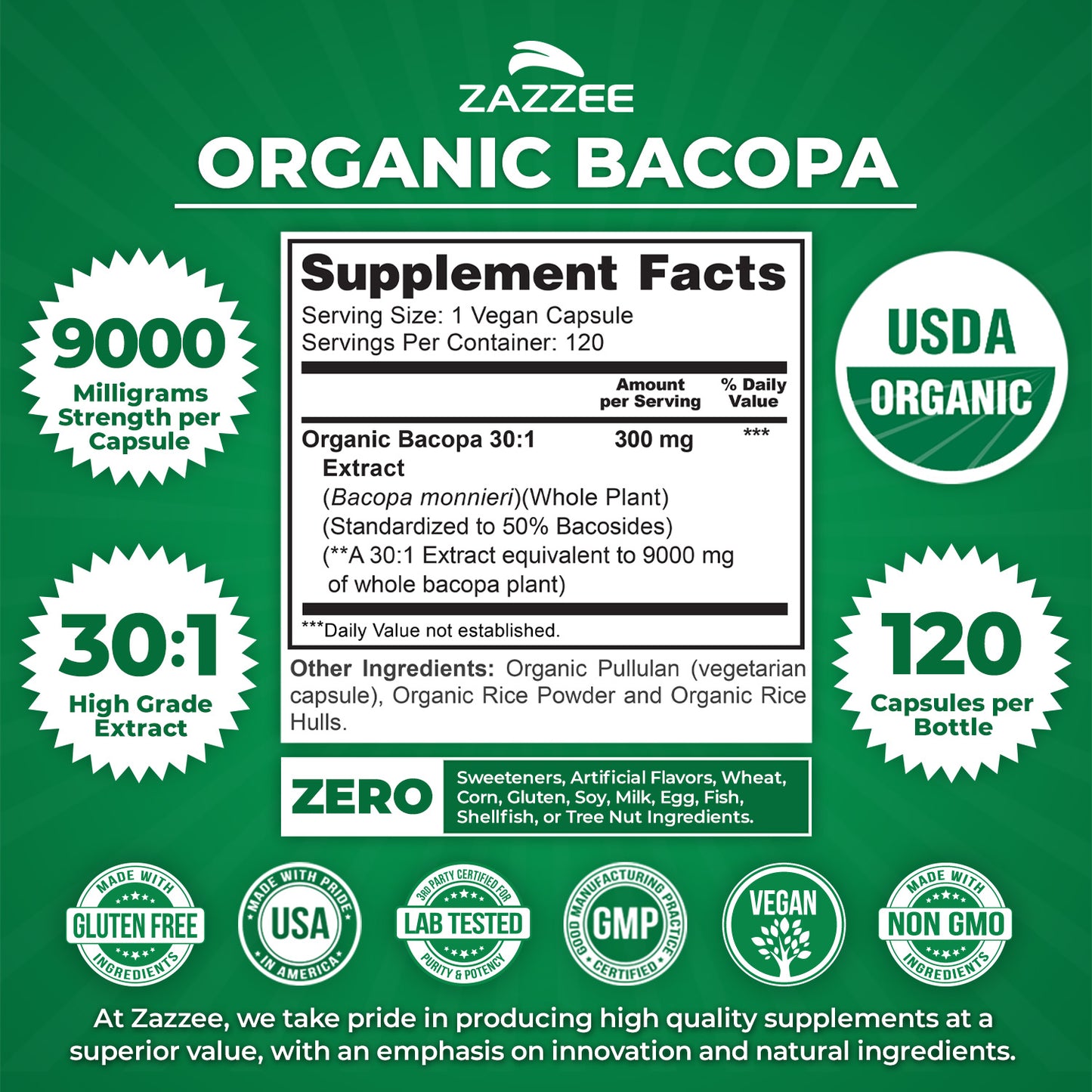 Organic Bacopa Extract