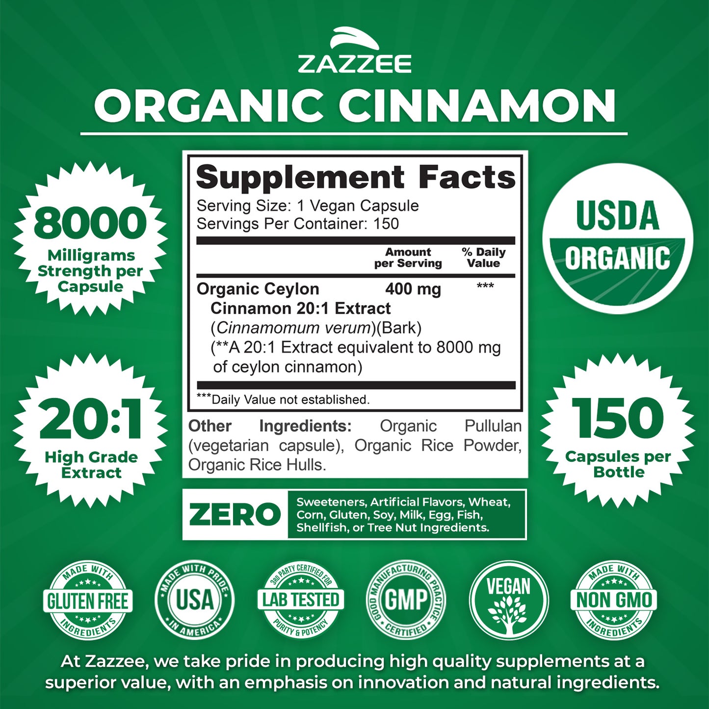 Organic Ceylon Cinnamon Extract