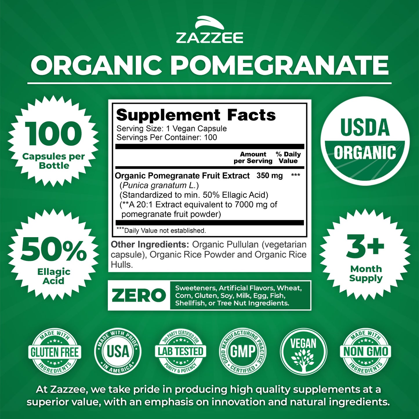 Organic Pomegranate Extract
