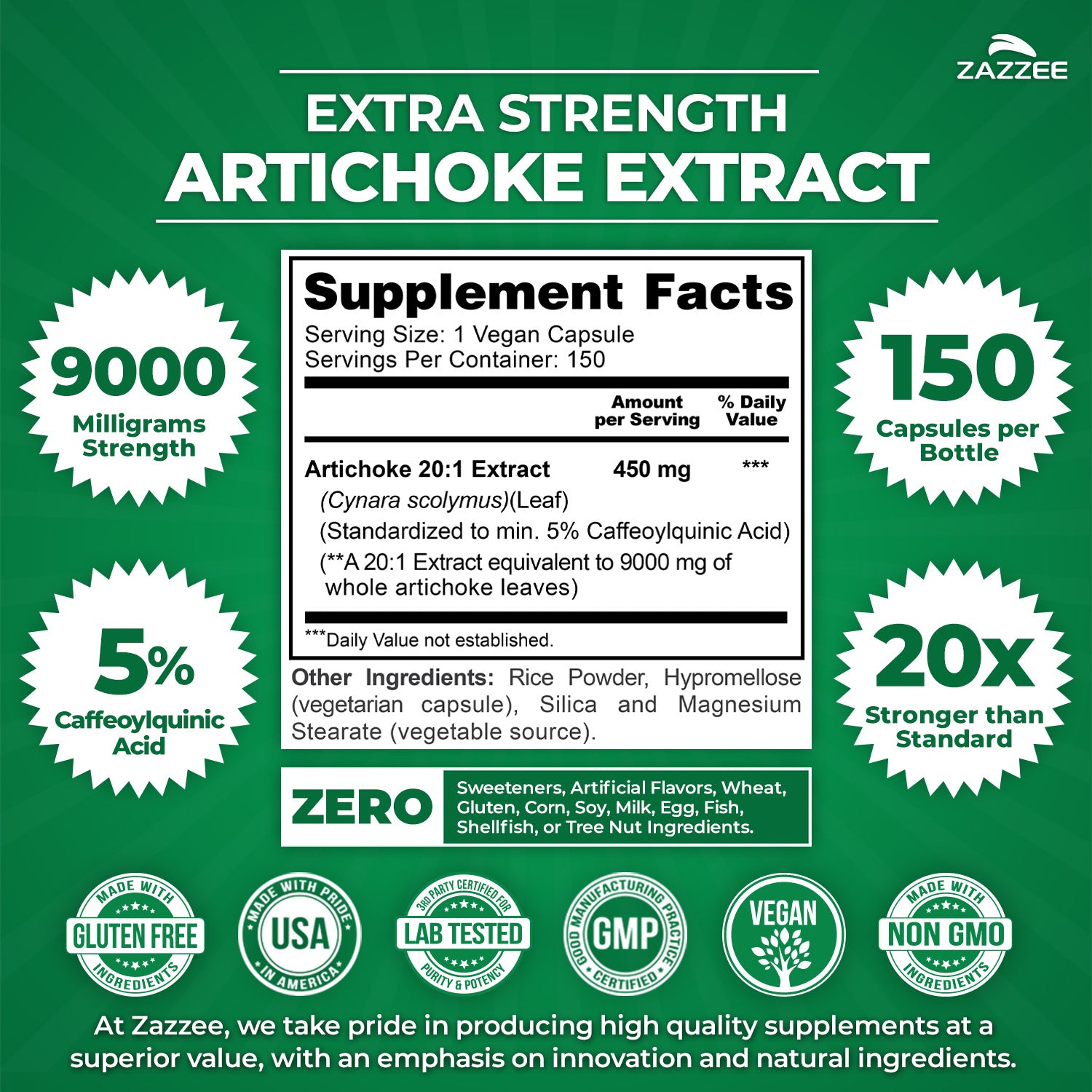Artichoke Extract – Zazzee Naturals