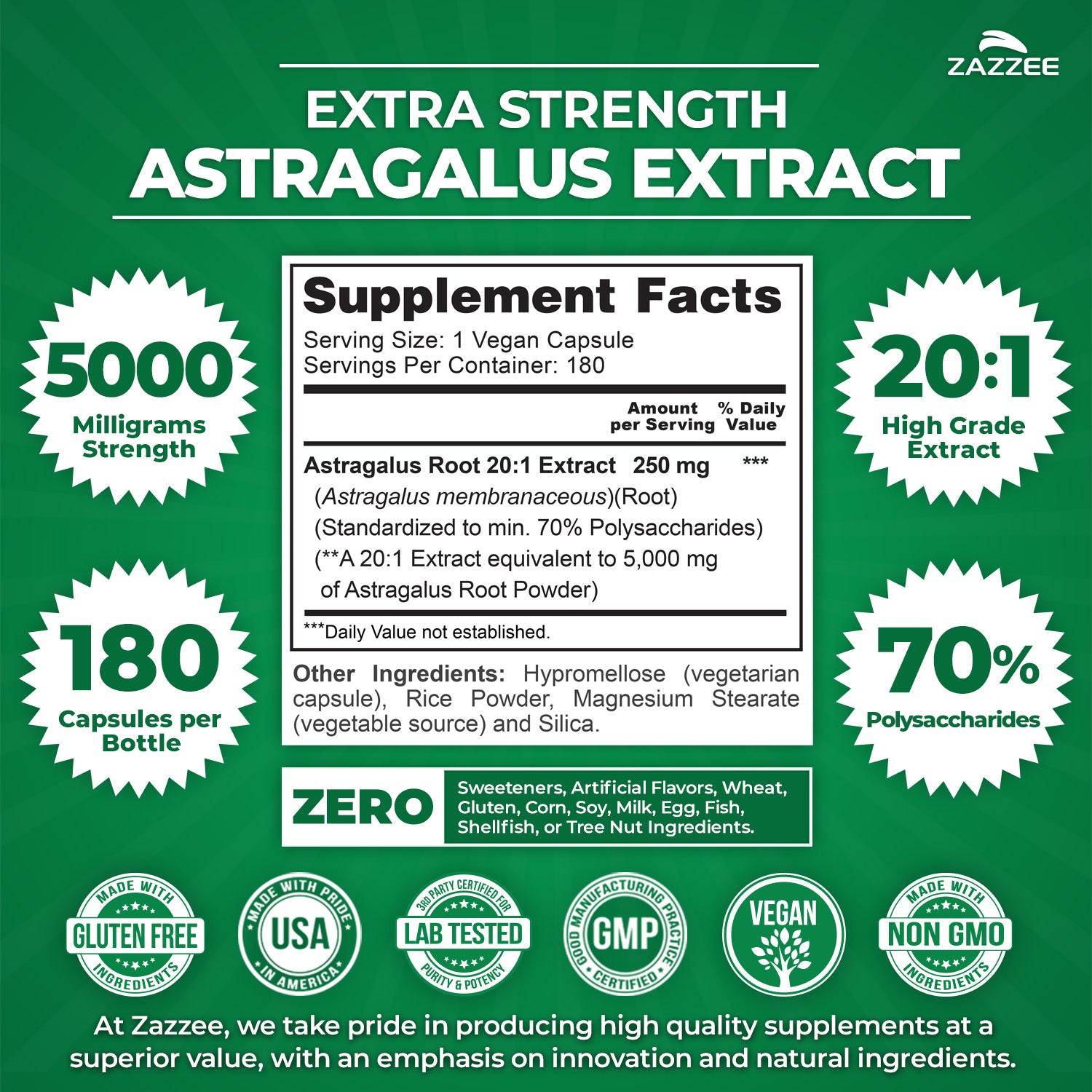 Astragalus Root Extract – Zazzee Naturals