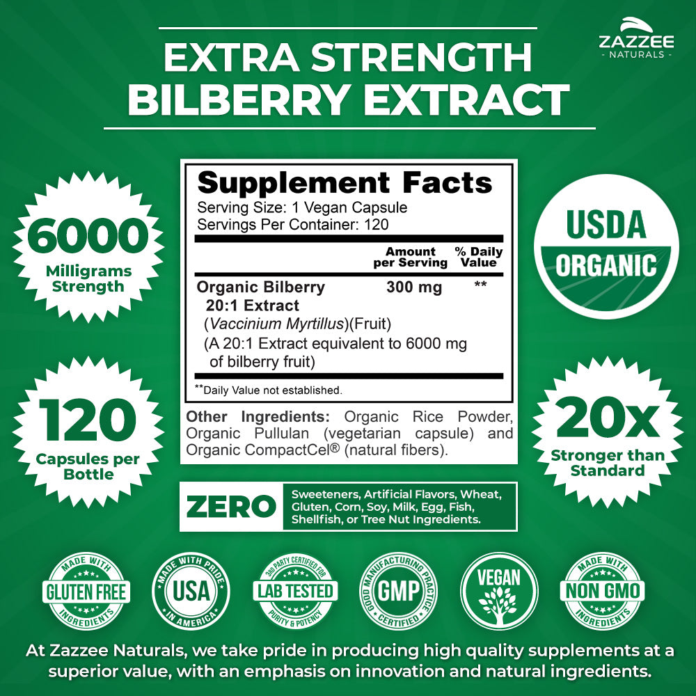 Organic Bilberry Extract