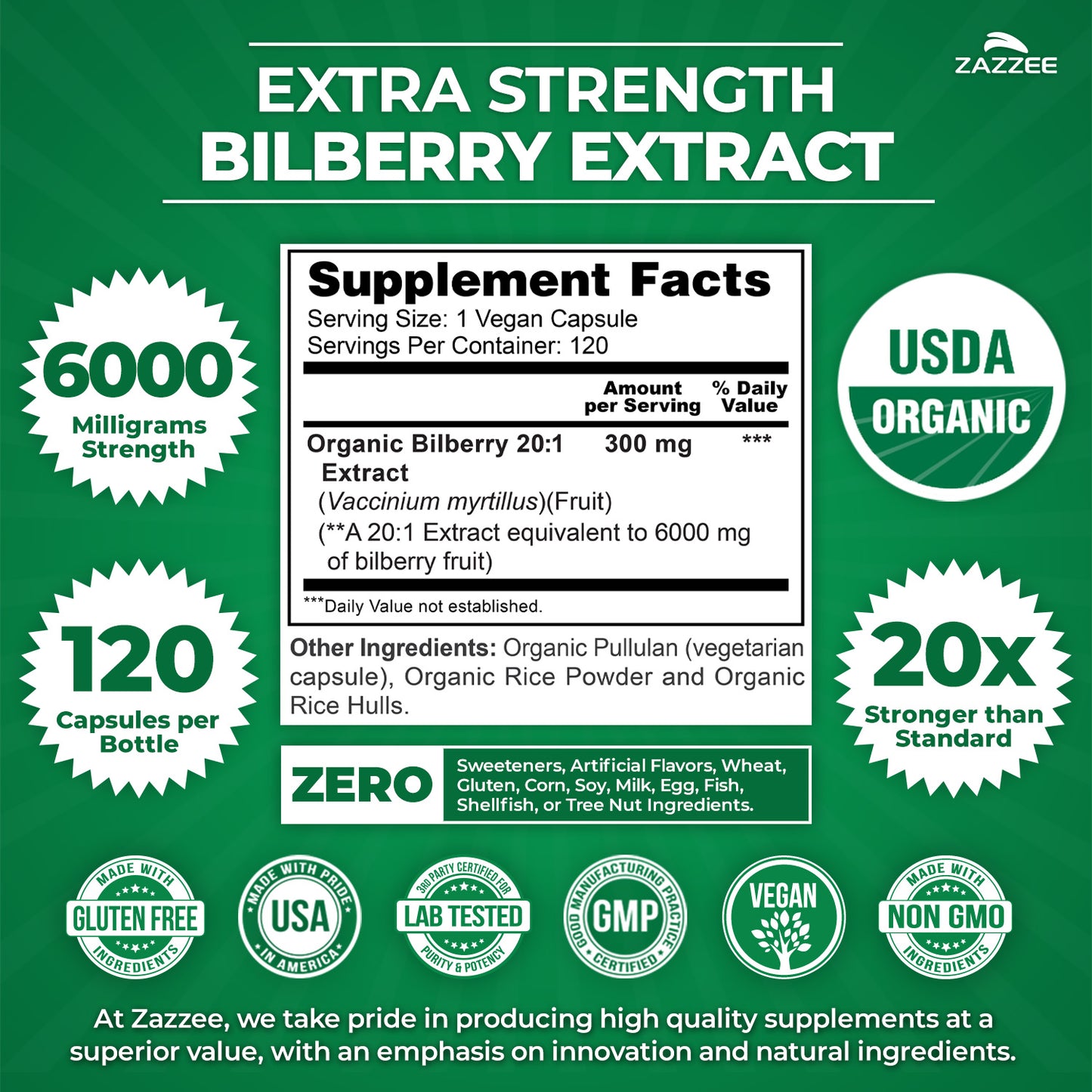 Organic Bilberry Extract