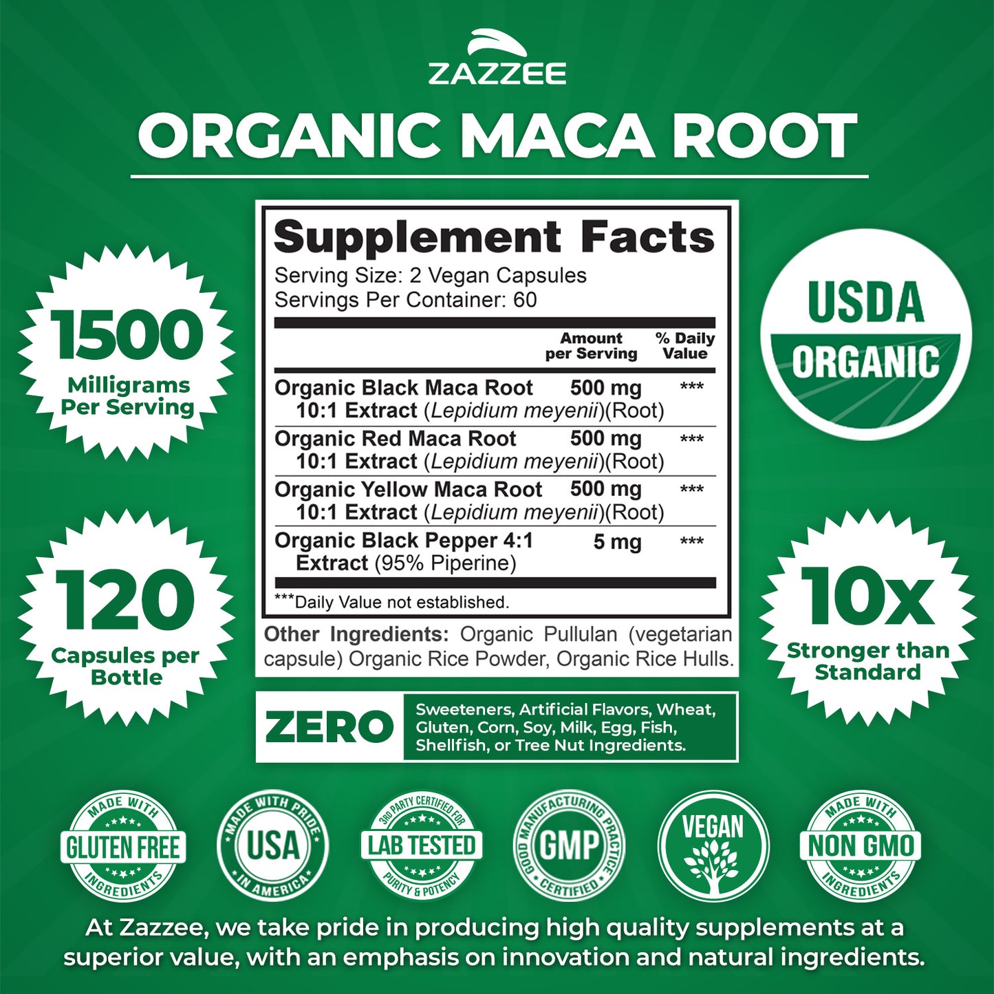 Organic Maca Root Extract