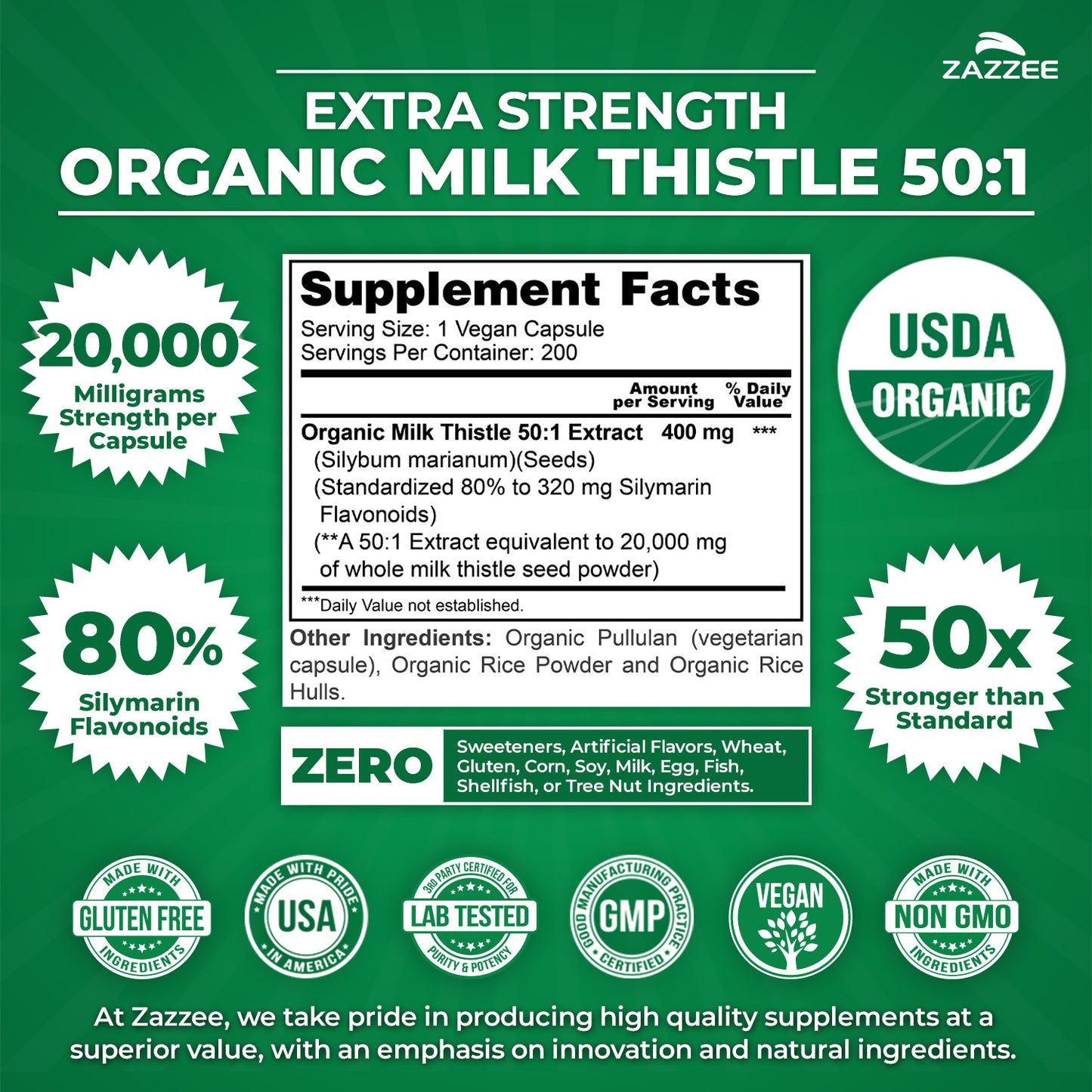 Milk Thistle 50:1 Extract