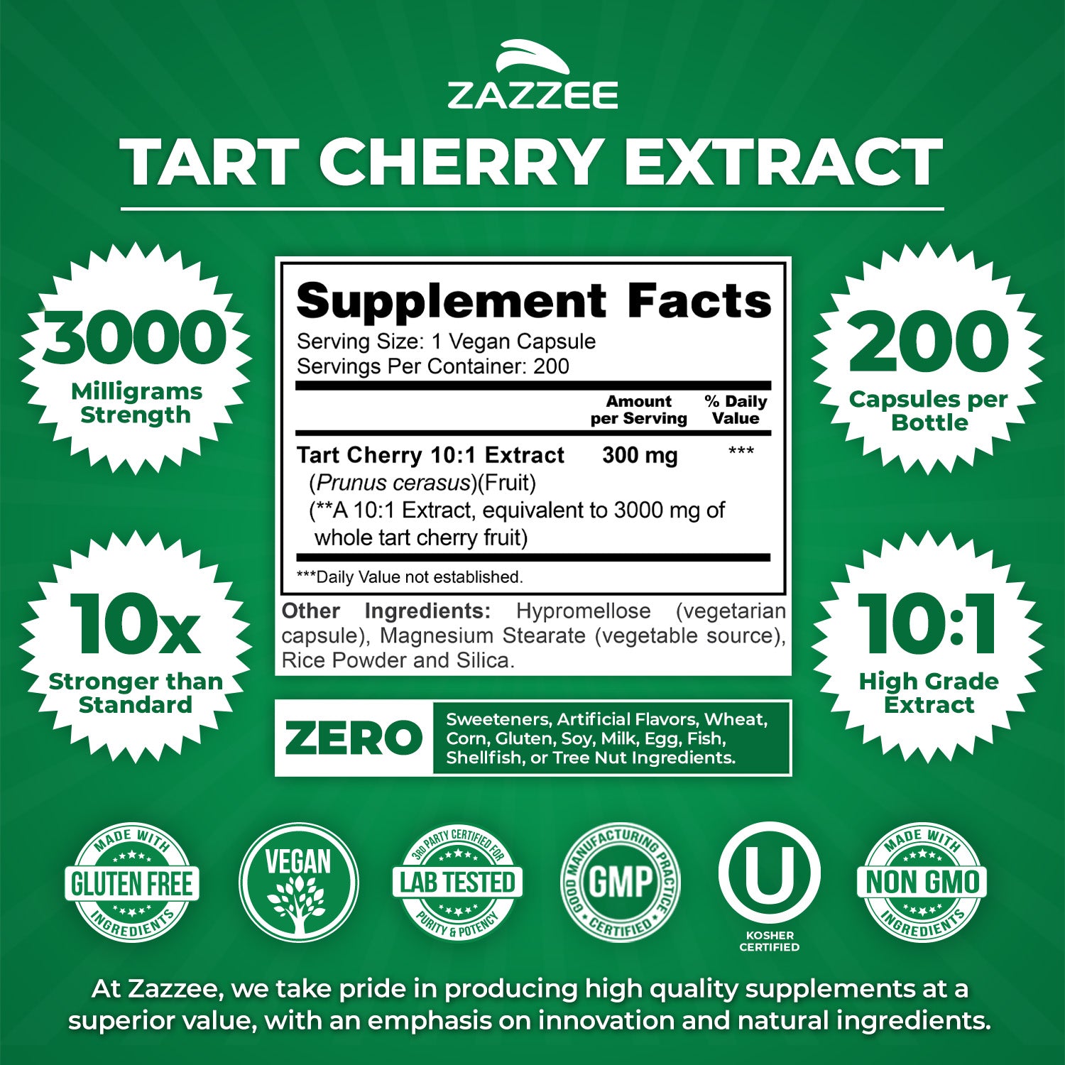Tart Cherry – Zazzee Naturals