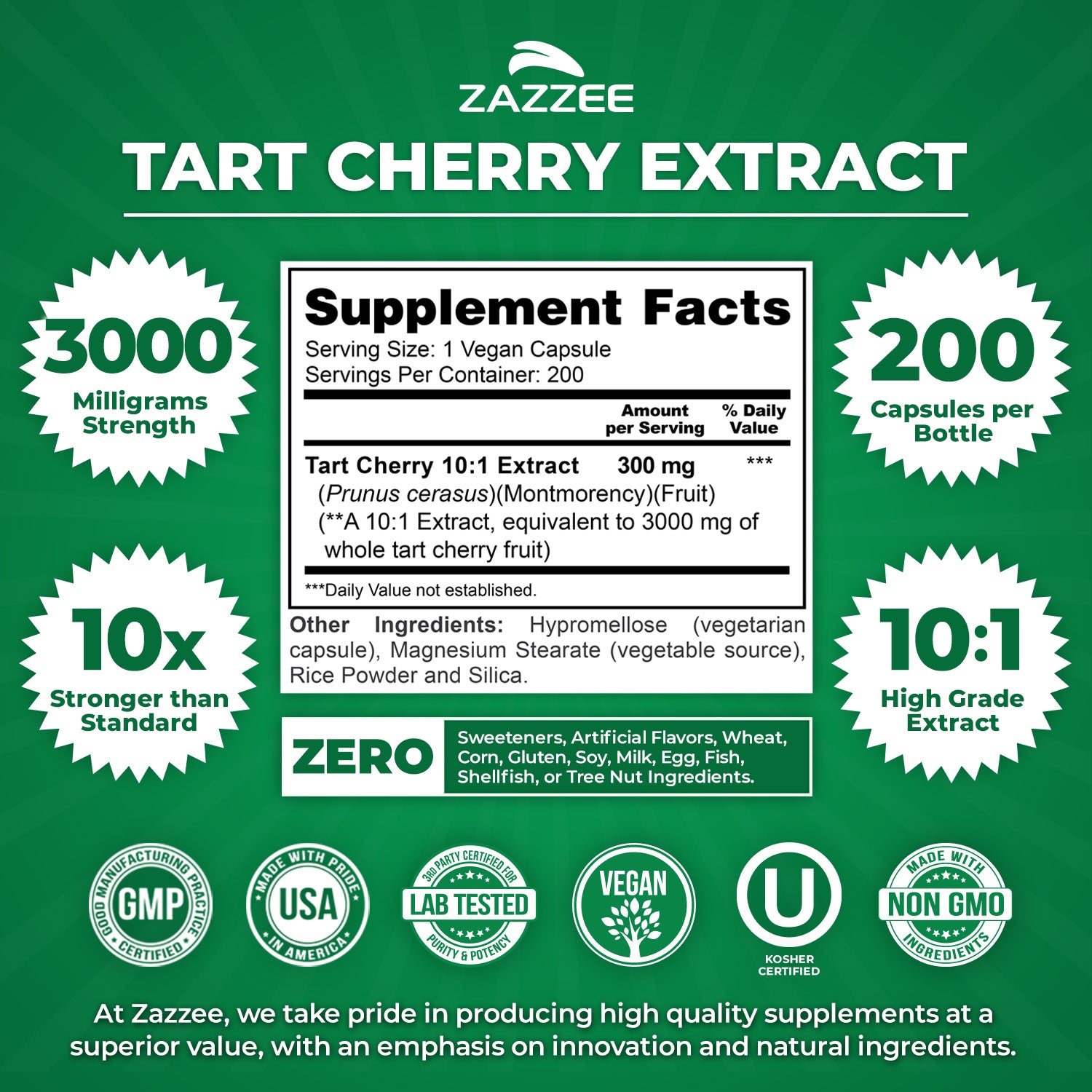 Tart Cherry – Zazzee Naturals