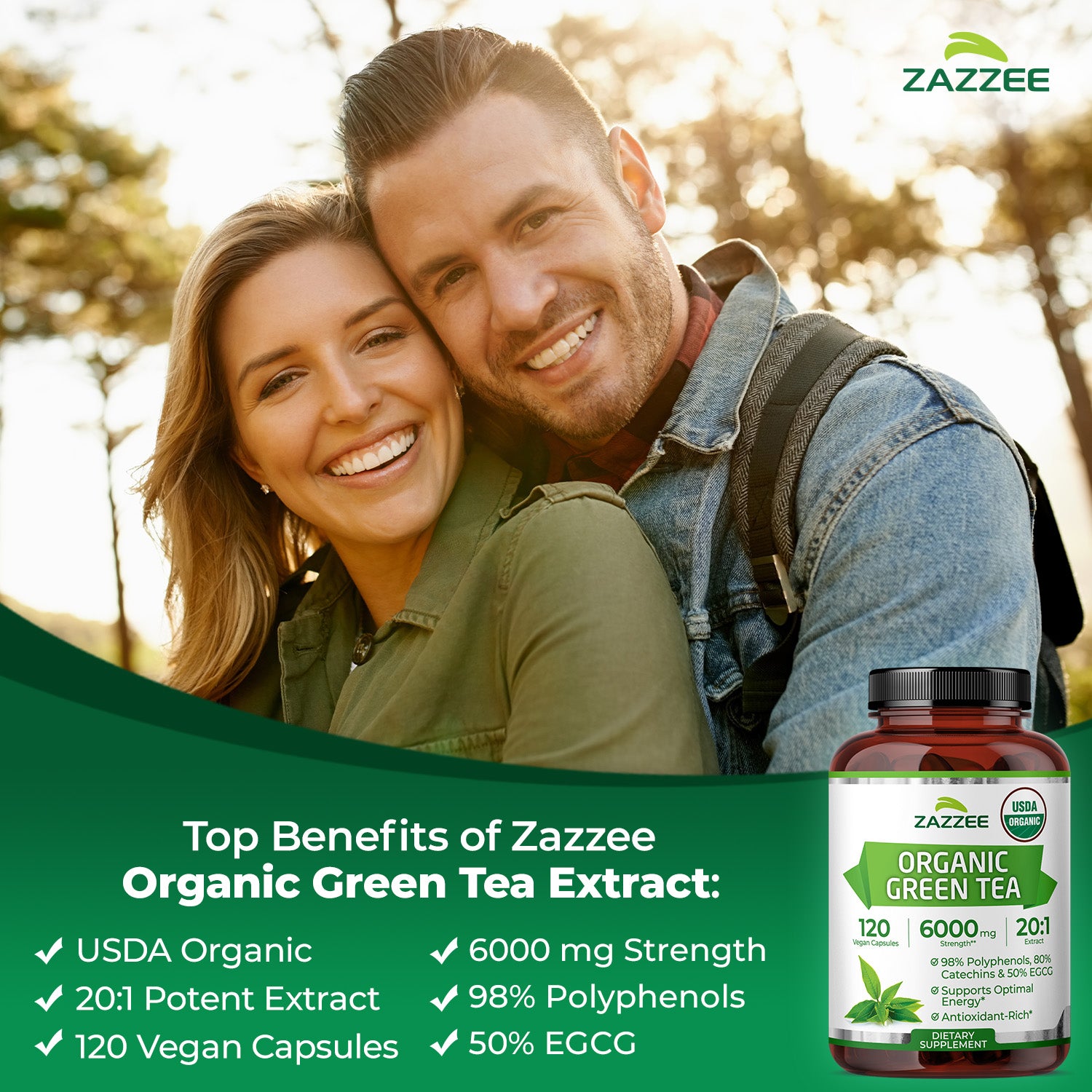 Organic Green Tea Extract – Zazzee Naturals