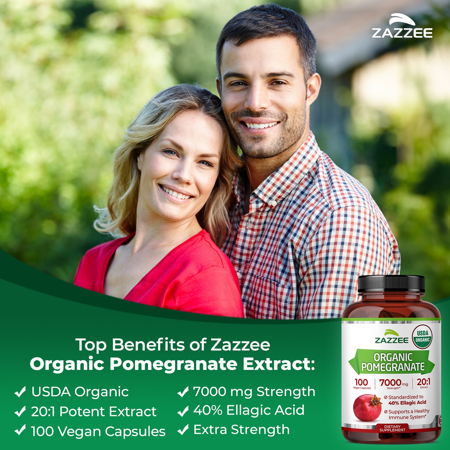 Organic Pomegranate Extract – Zazzee Naturals