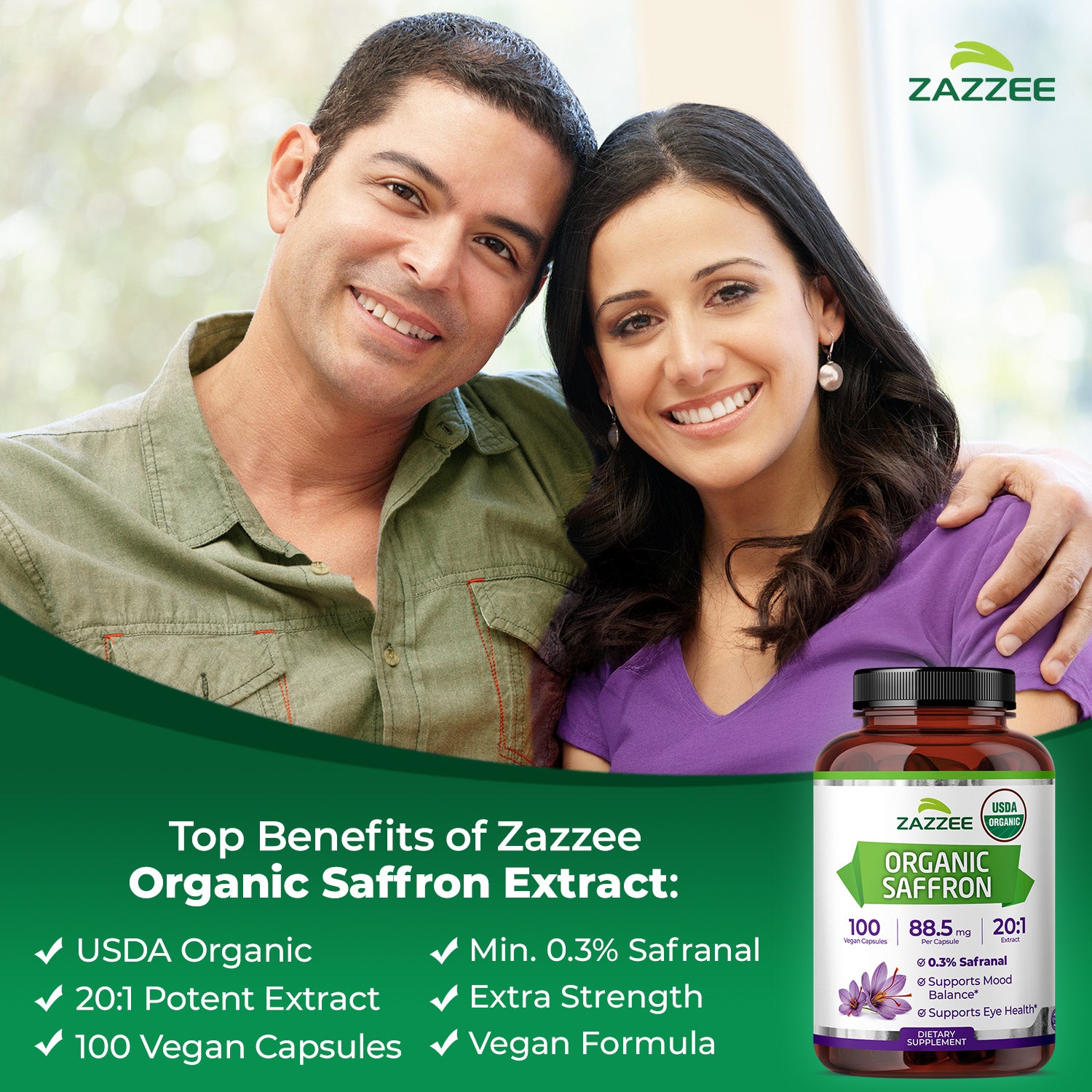 Organic Saffron Extract – Zazzee Naturals