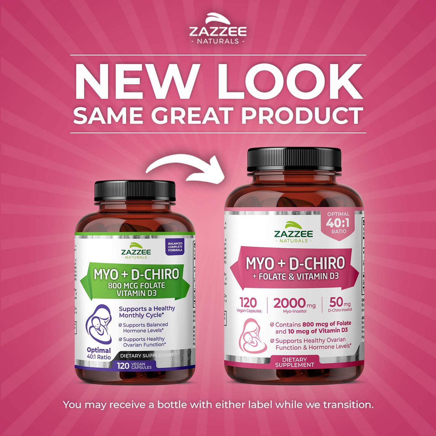 Myo-Inositol + D-Chiro + Folate + D3