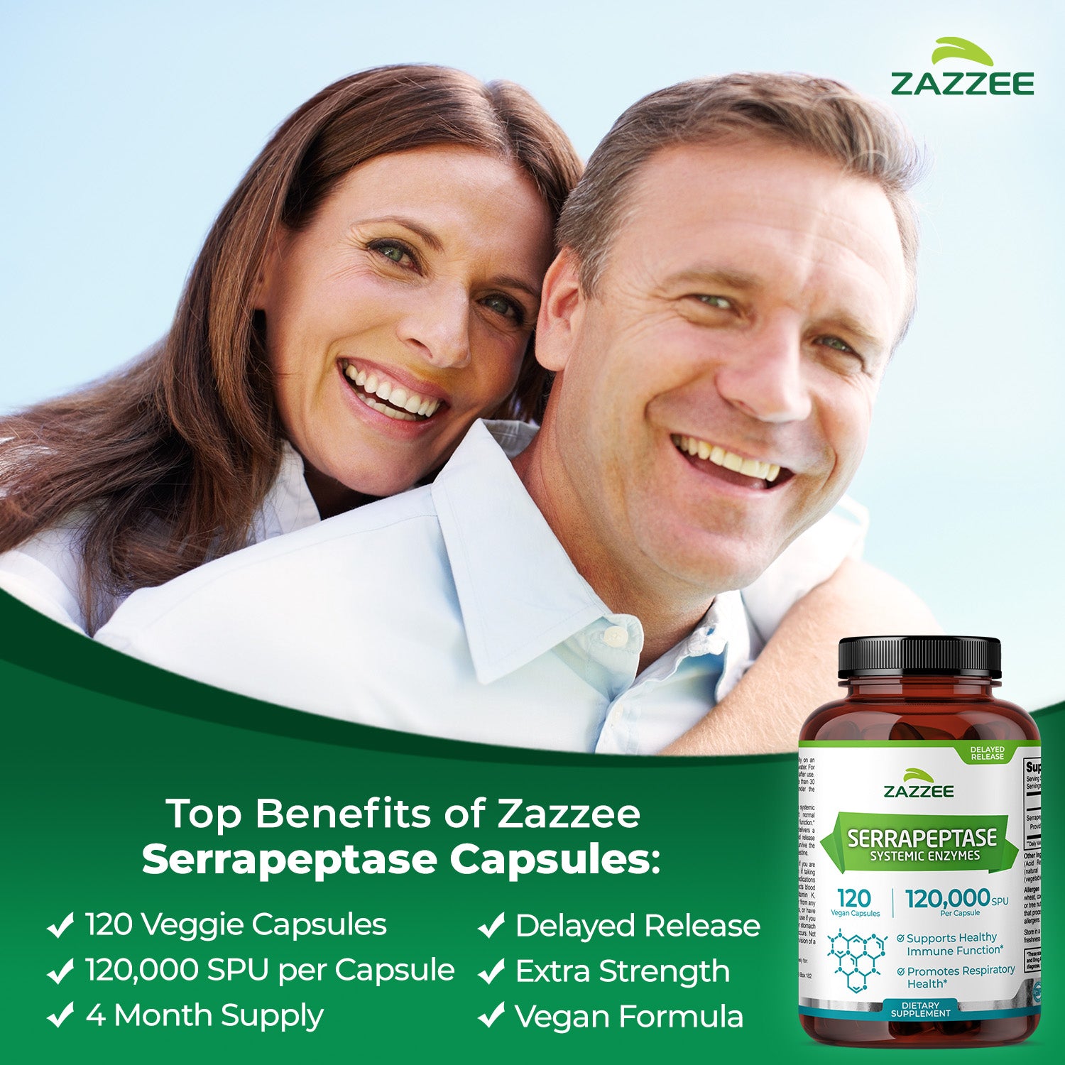 Serrapeptase – Zazzee Naturals